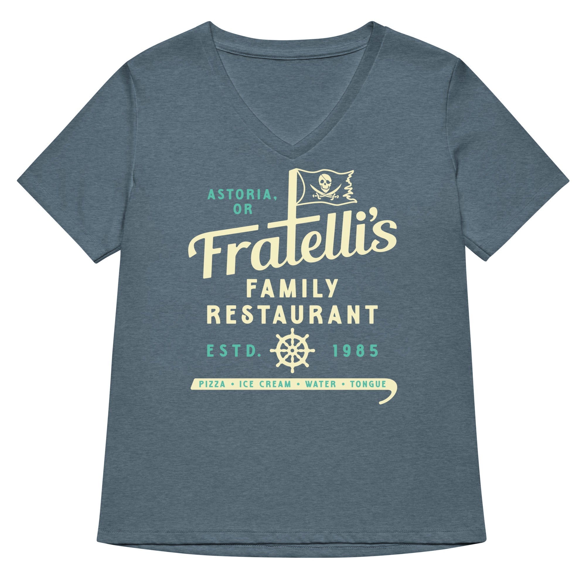 Fratelli's Family Restaurant Women's V-Neck Tee