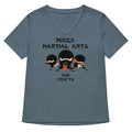 Mixed Martial Arts and Crafts Women's V-Neck Tee