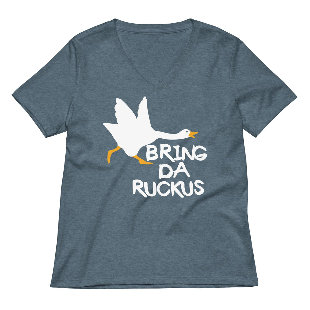 Bring Da Ruckus Women's V-Neck Tee