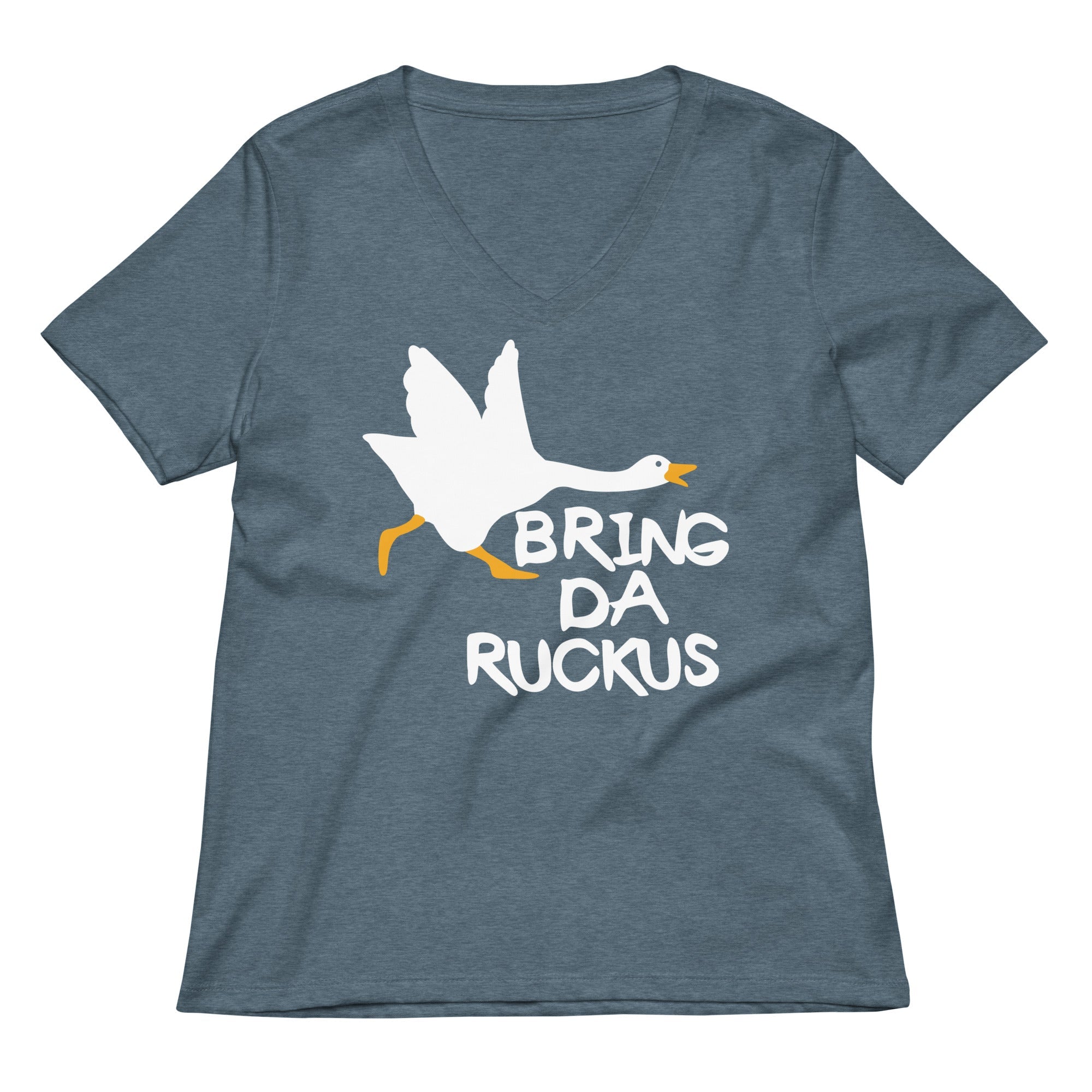 Bring Da Ruckus Women's V-Neck Tee