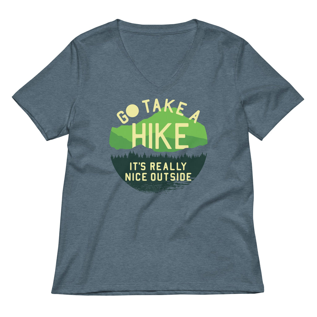Go Take A Hike Women's V-Neck Tee
