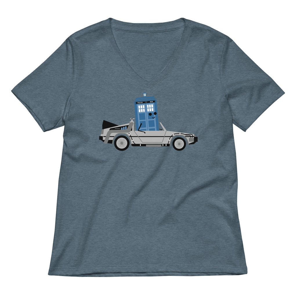 Time Machine x Two Women's V-Neck Tee
