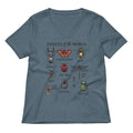 Insects Of The World Women's V-Neck Tee