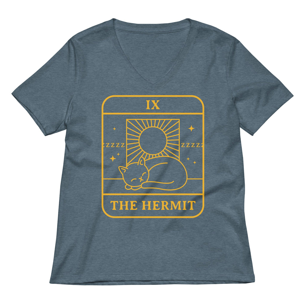 The Hermit Women's V-Neck Tee