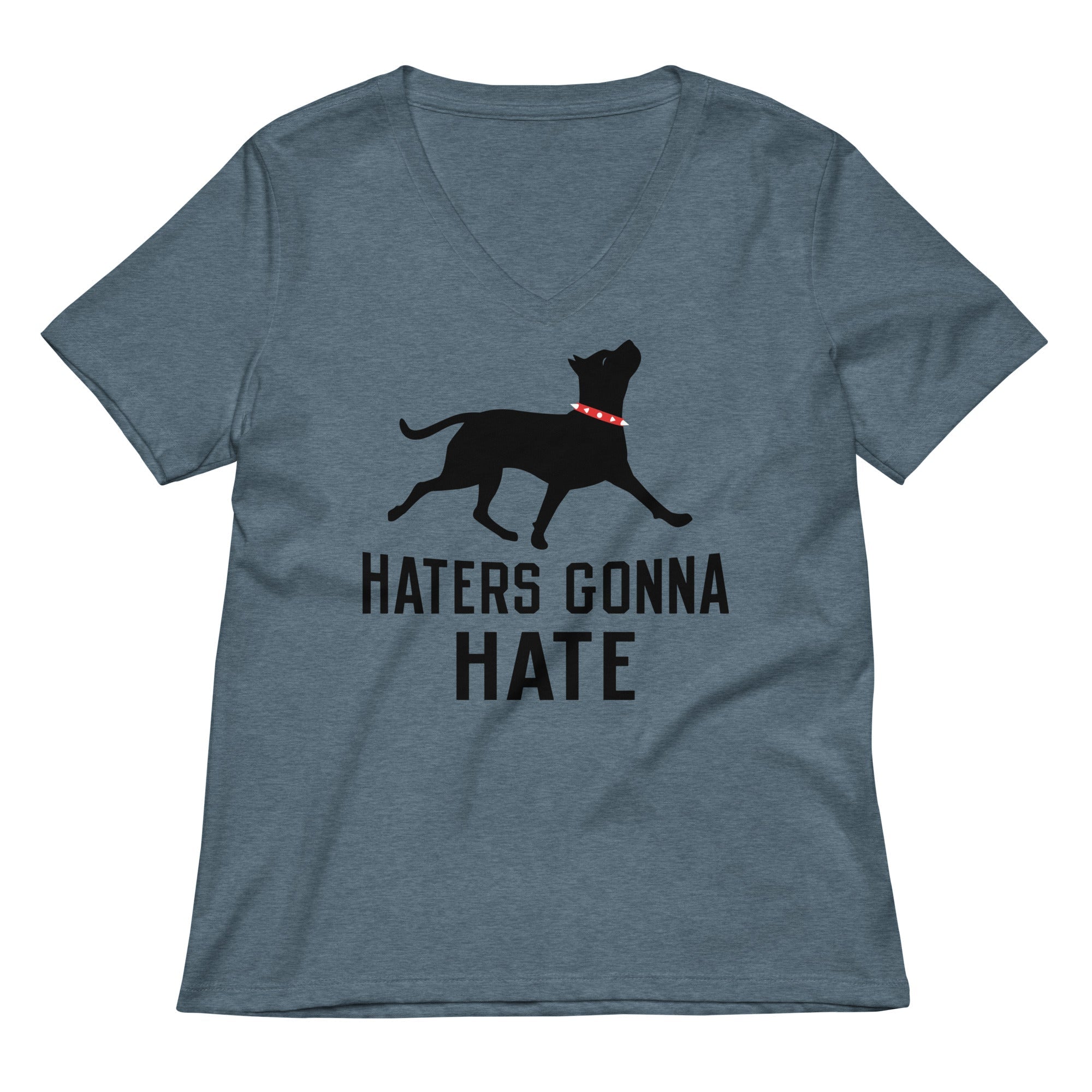 Haters Gonna Hate Pit Women's V-Neck Tee
