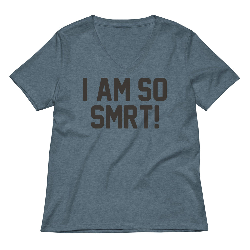I Am So Smrt Women's V-Neck Tee