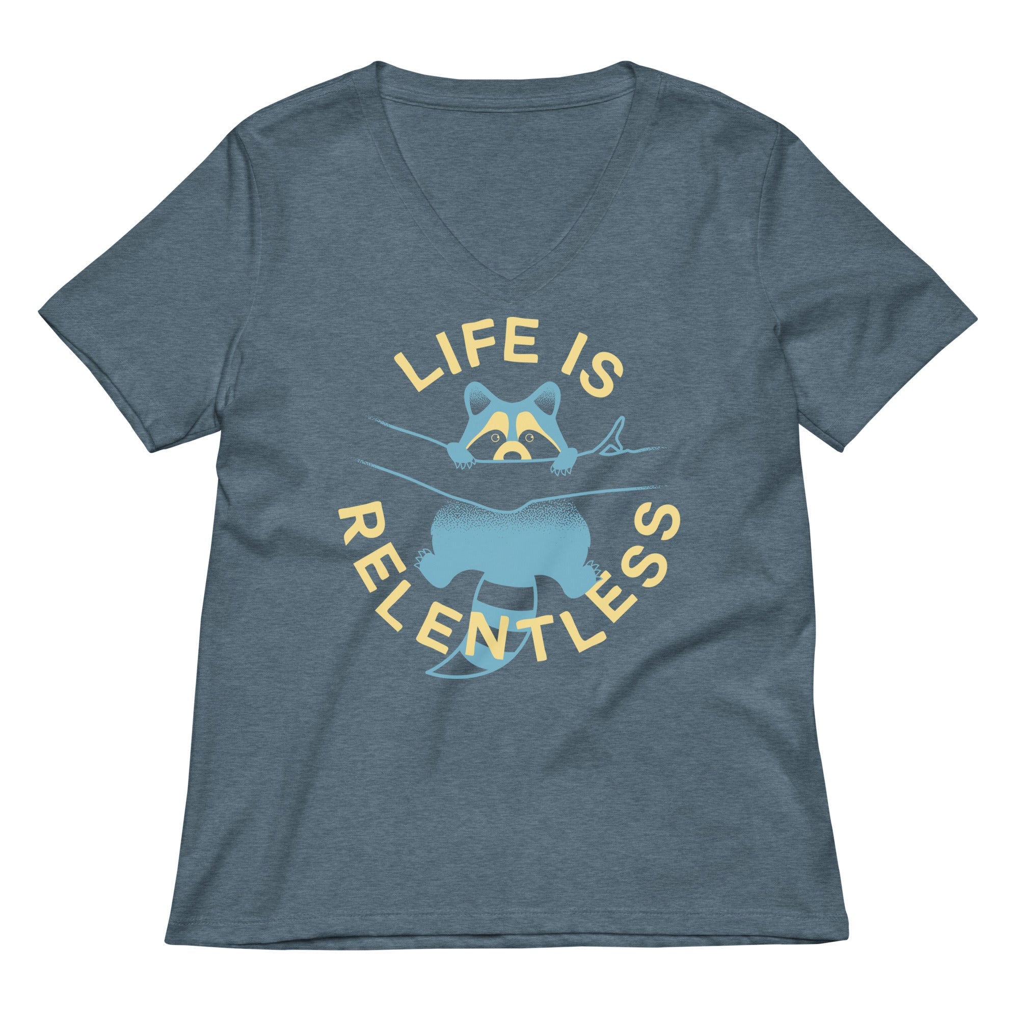 Life Is Relentless Women's V-Neck Tee
