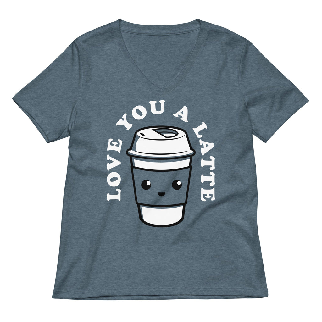 Love You A Latte Women's V-Neck Tee