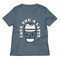 Love You A Latte Women's V-Neck Tee