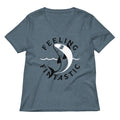 Feeling Fintastic Women's V-Neck Tee