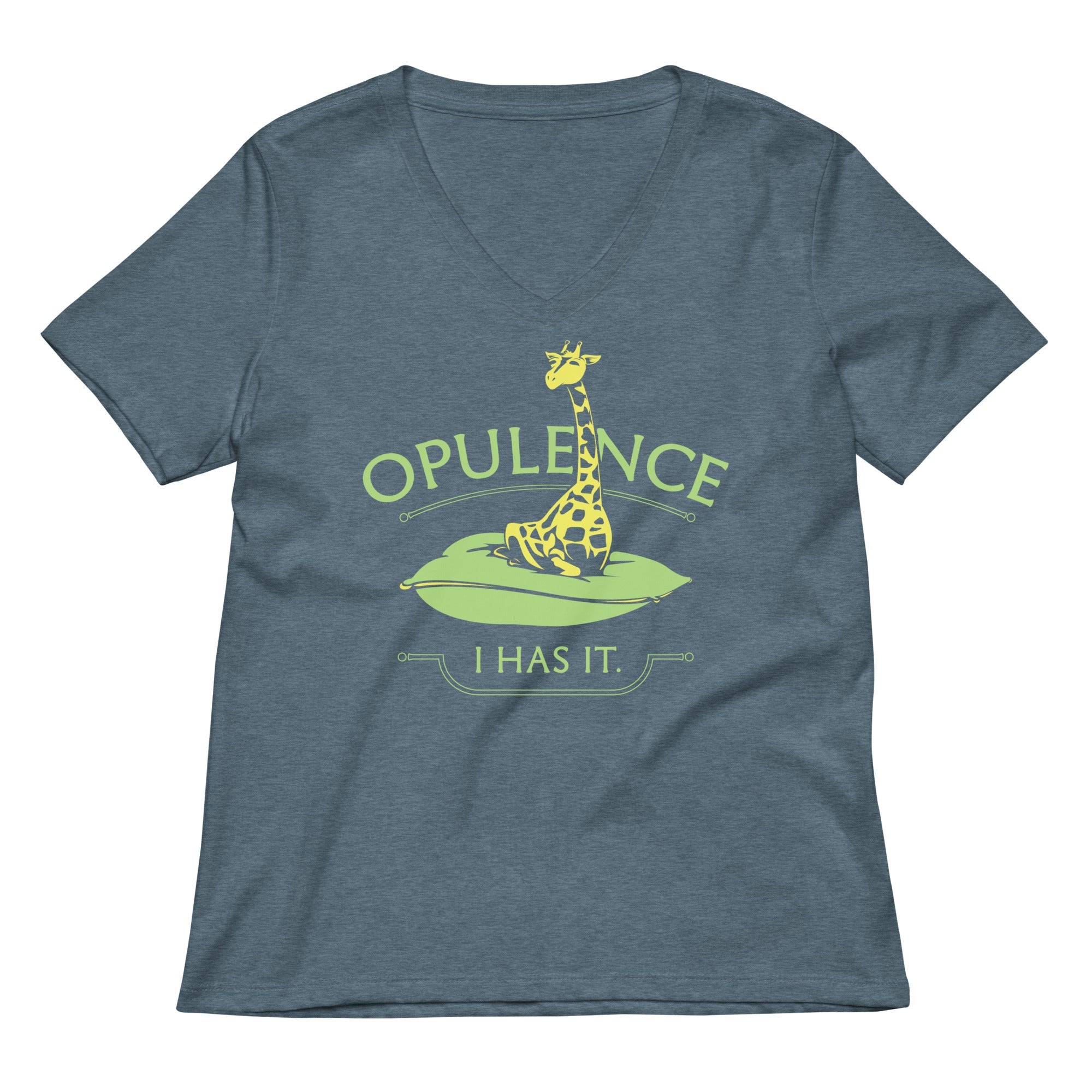 Opulence, I Has It. Women's V-Neck Tee