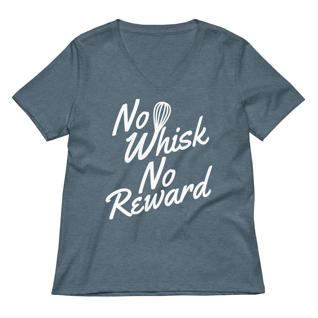 No Whisk No Reward Women's V-Neck Tee