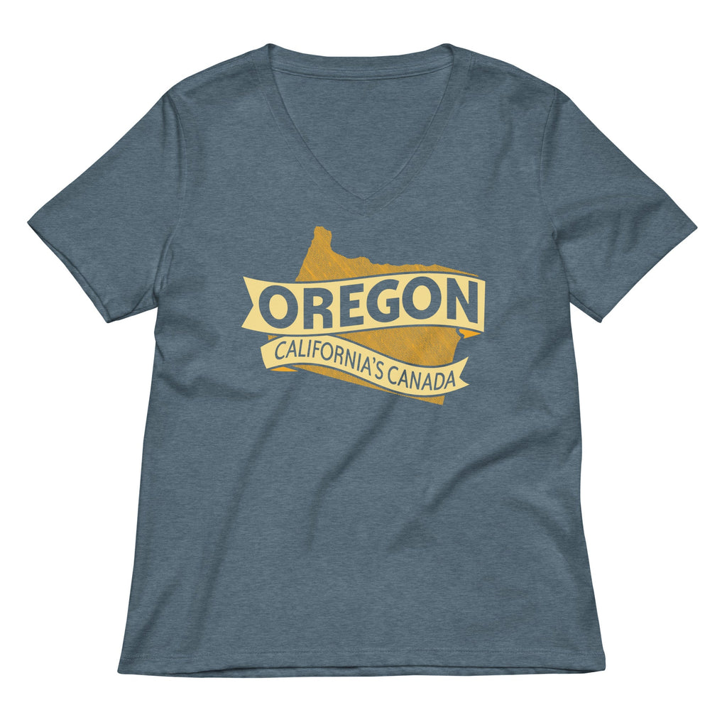 Oregon California's Canada Women's V-Neck Tee