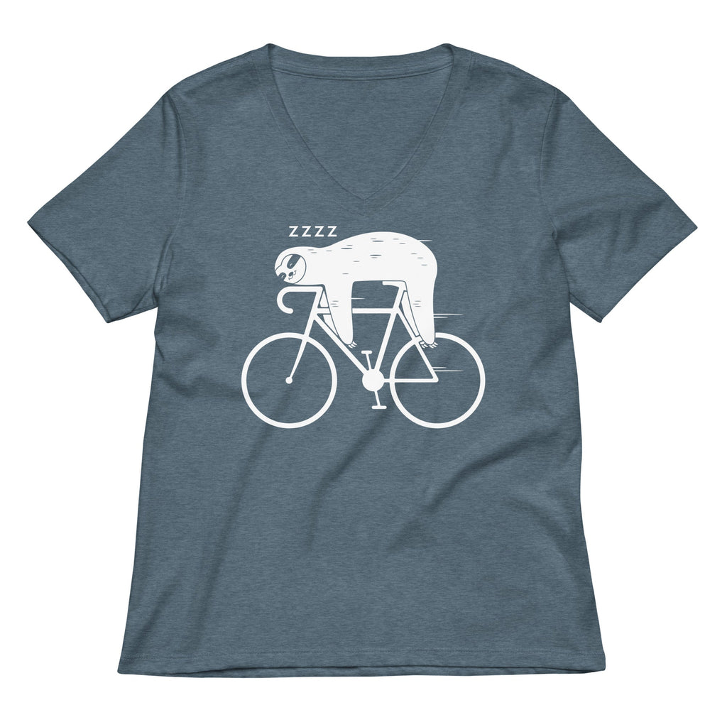Slow Rider Women's V-Neck Tee
