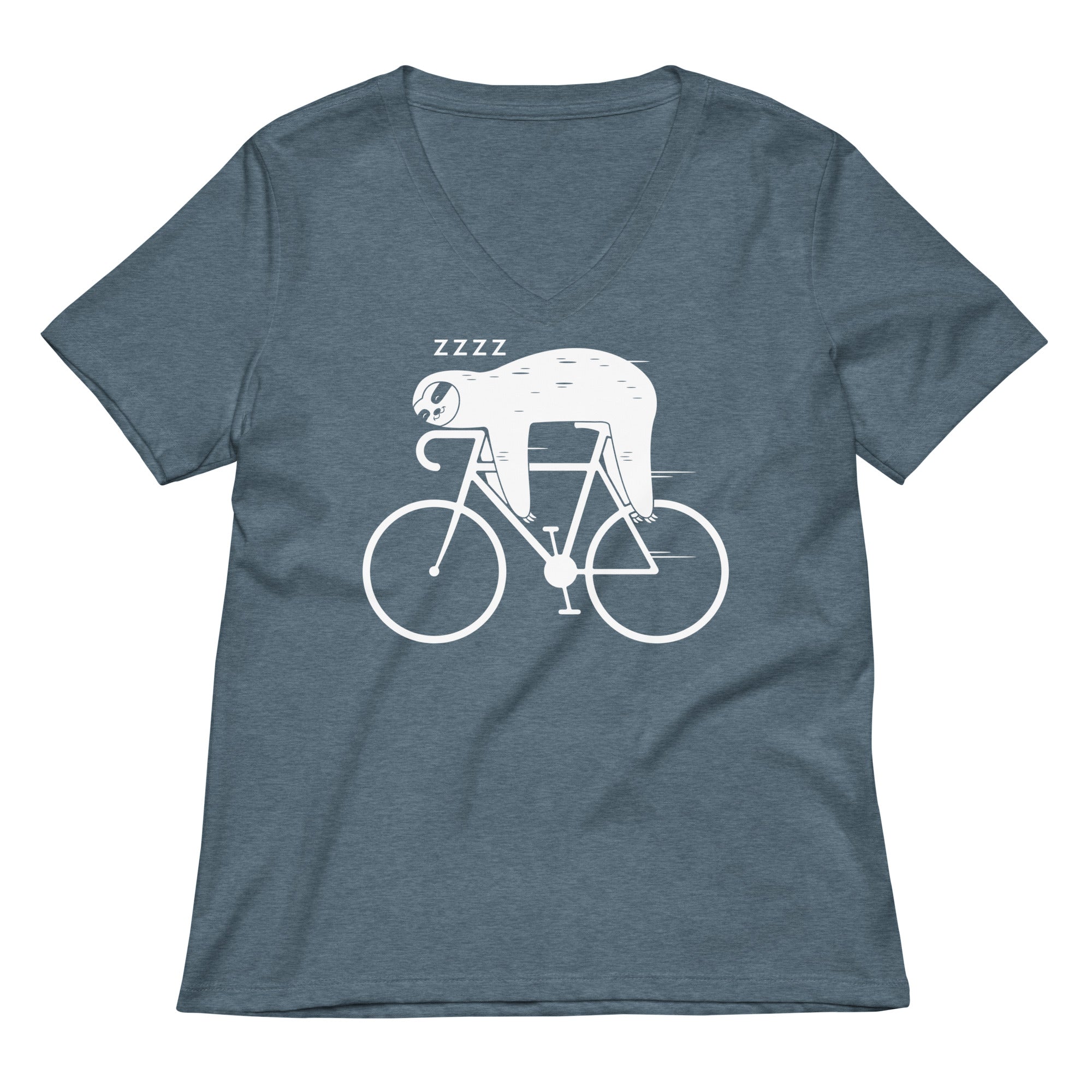 Slow Rider Women's V-Neck Tee