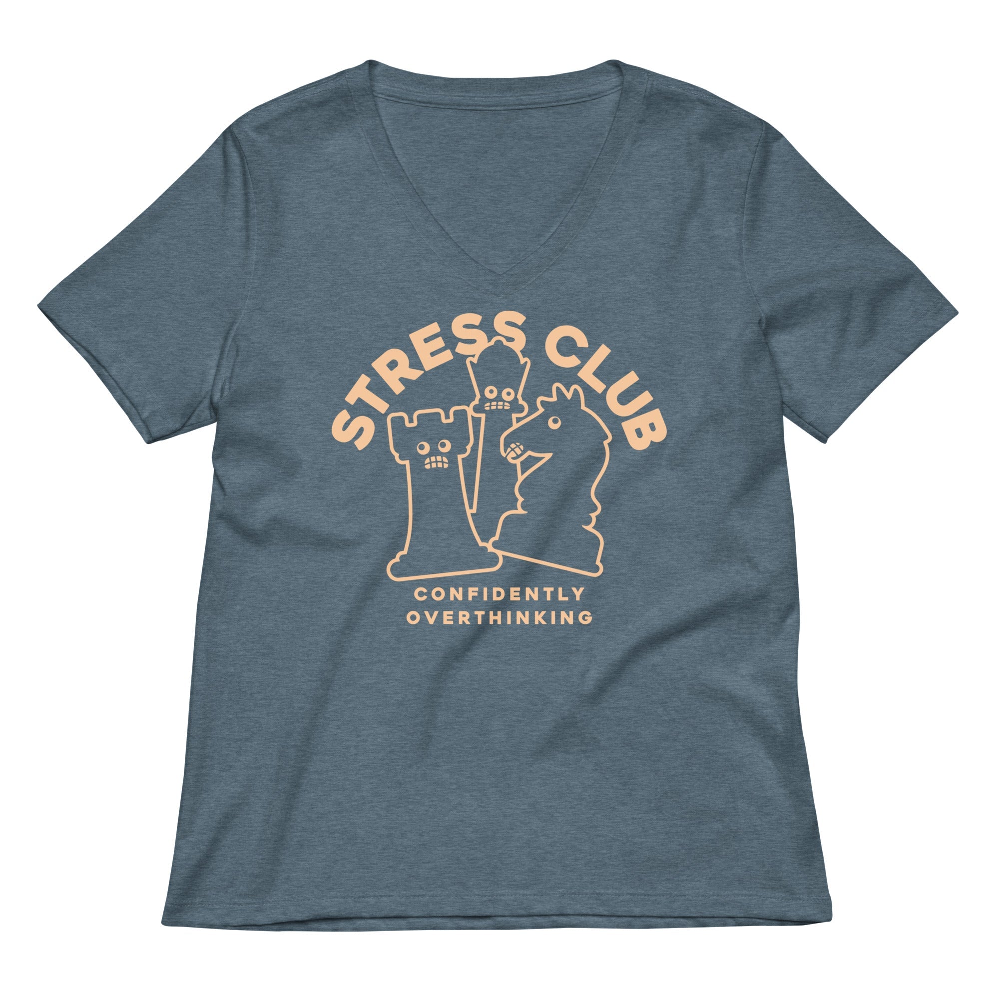 Stress Club Women's V-Neck Tee