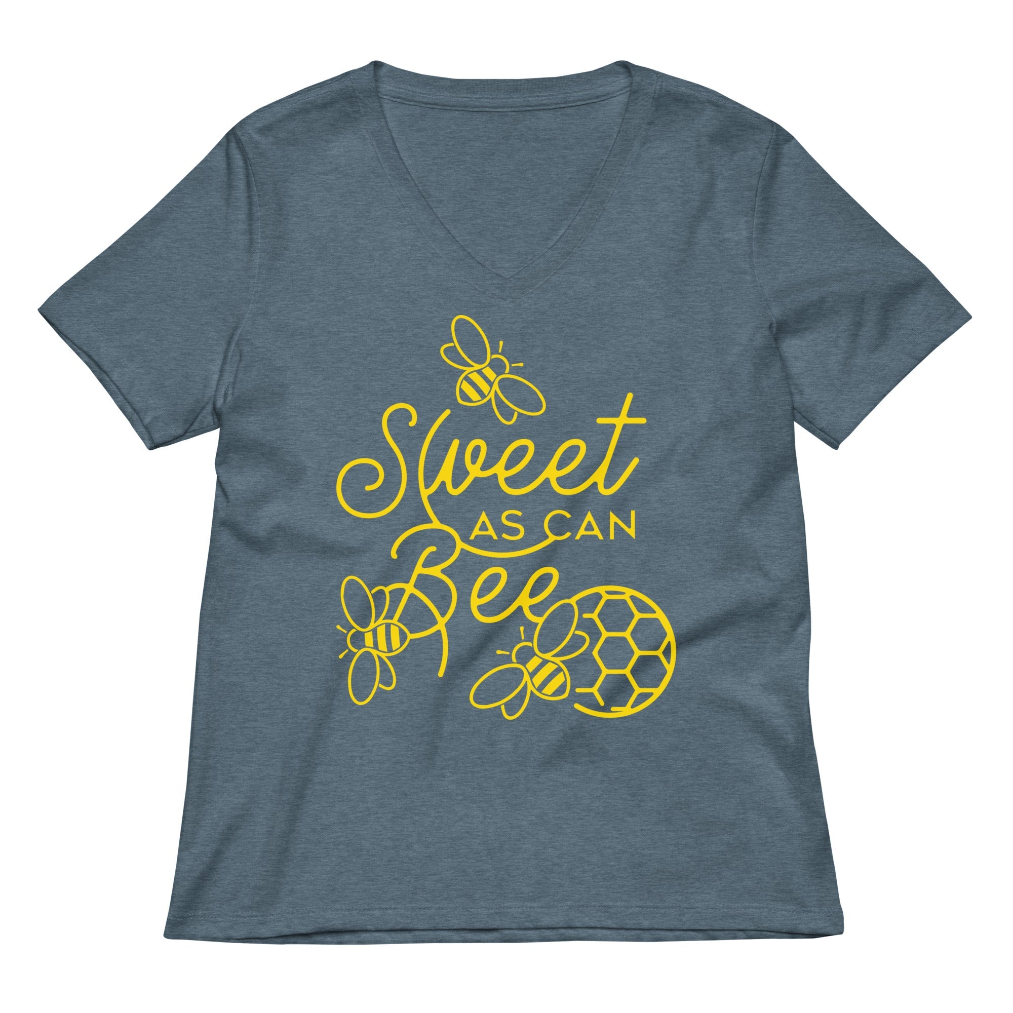 Sweet As Can Bee Women's V-Neck Tee