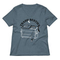 Trash Besties Women's V-Neck Tee