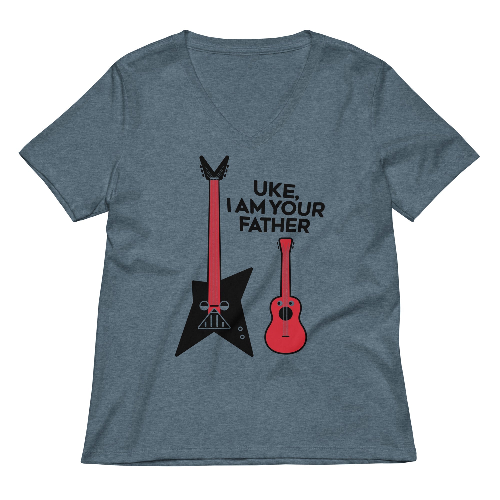 Uke, I Am Your Father Women's V-Neck Tee