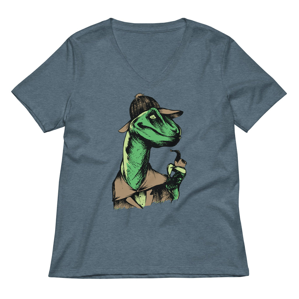 Velociholmes Women's V-Neck Tee