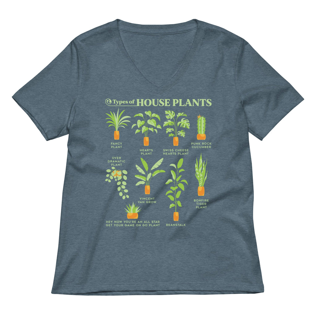 Types Of House Plants Women's V-Neck Tee