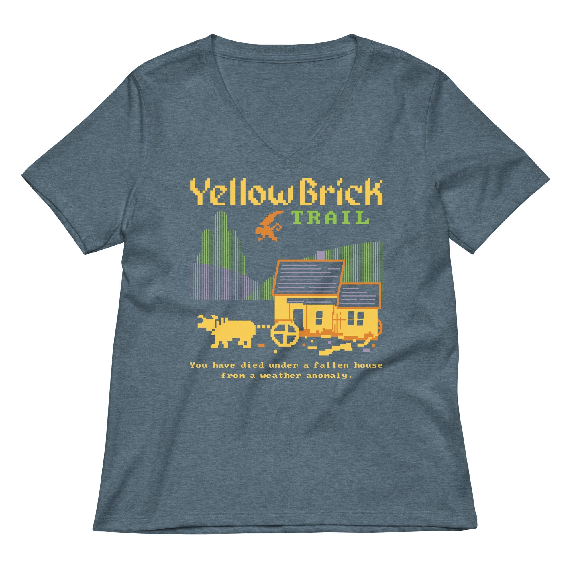 Yellow Brick Trail Women's V-Neck Tee