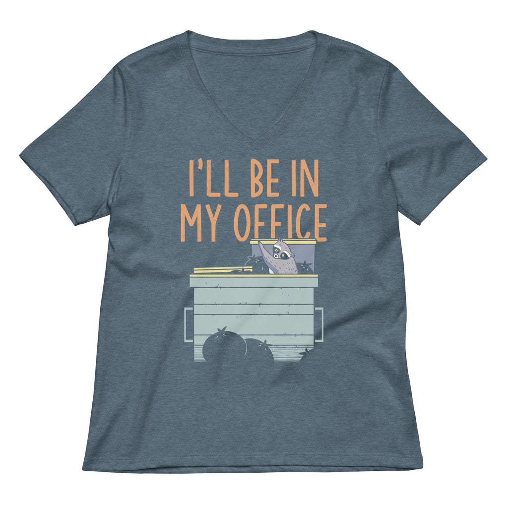 I'll Be In My Office Women's V-Neck Tee