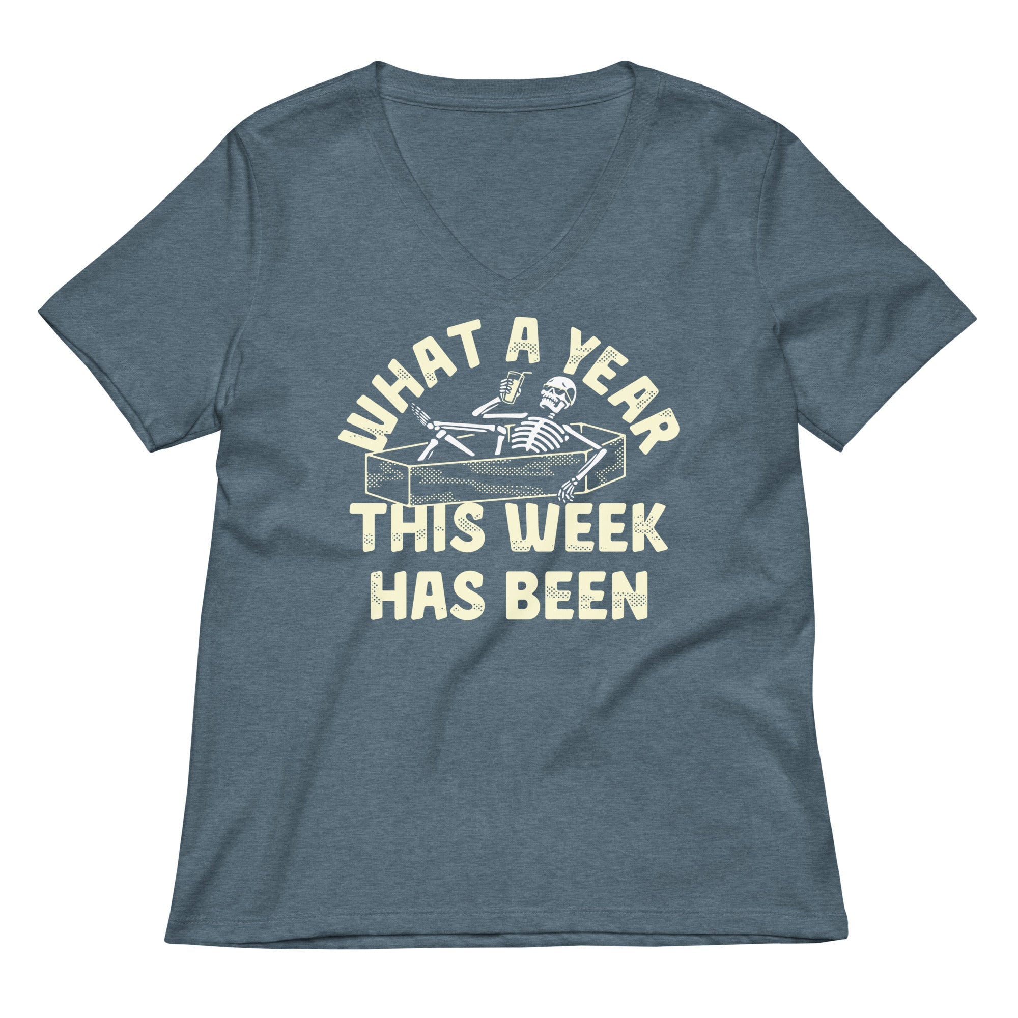 What A Year This Week Has Been Women's V-Neck Tee