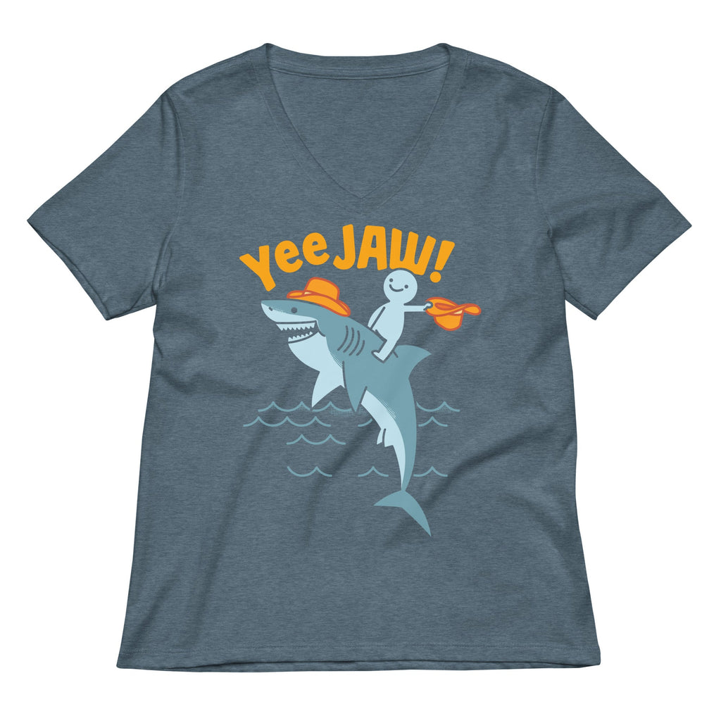 Yee Jaw! Women's V-Neck Tee
