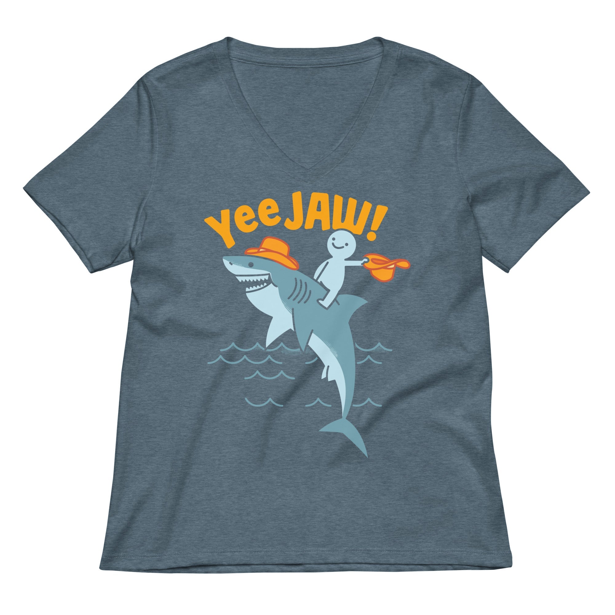 Yee Jaw! Women's V-Neck Tee