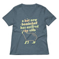 A Hot New Bombshell Has Entered The Villa Women's V-Neck Tee