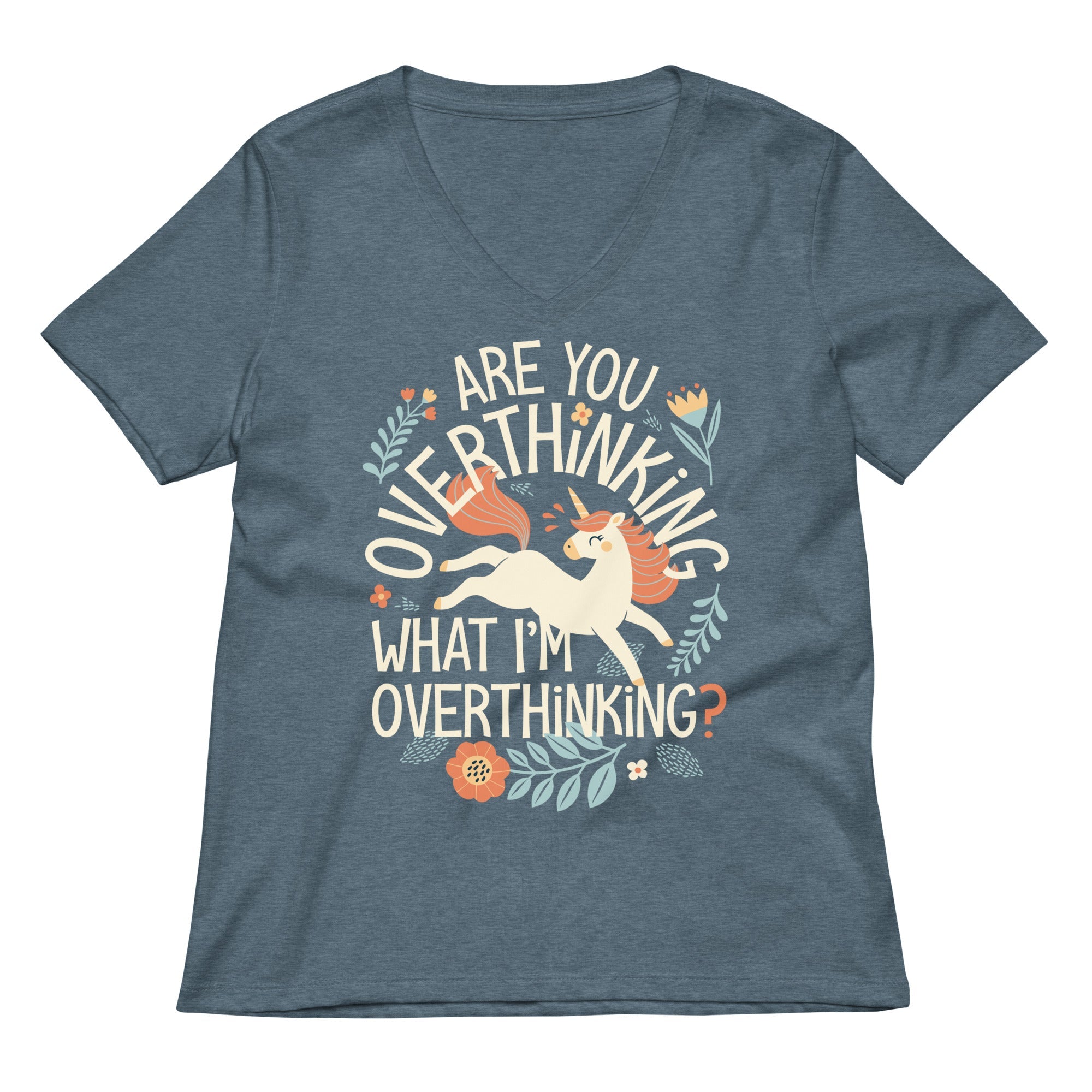 Are You Overthinking What I'm Overthinking? Women's V-Neck Tee