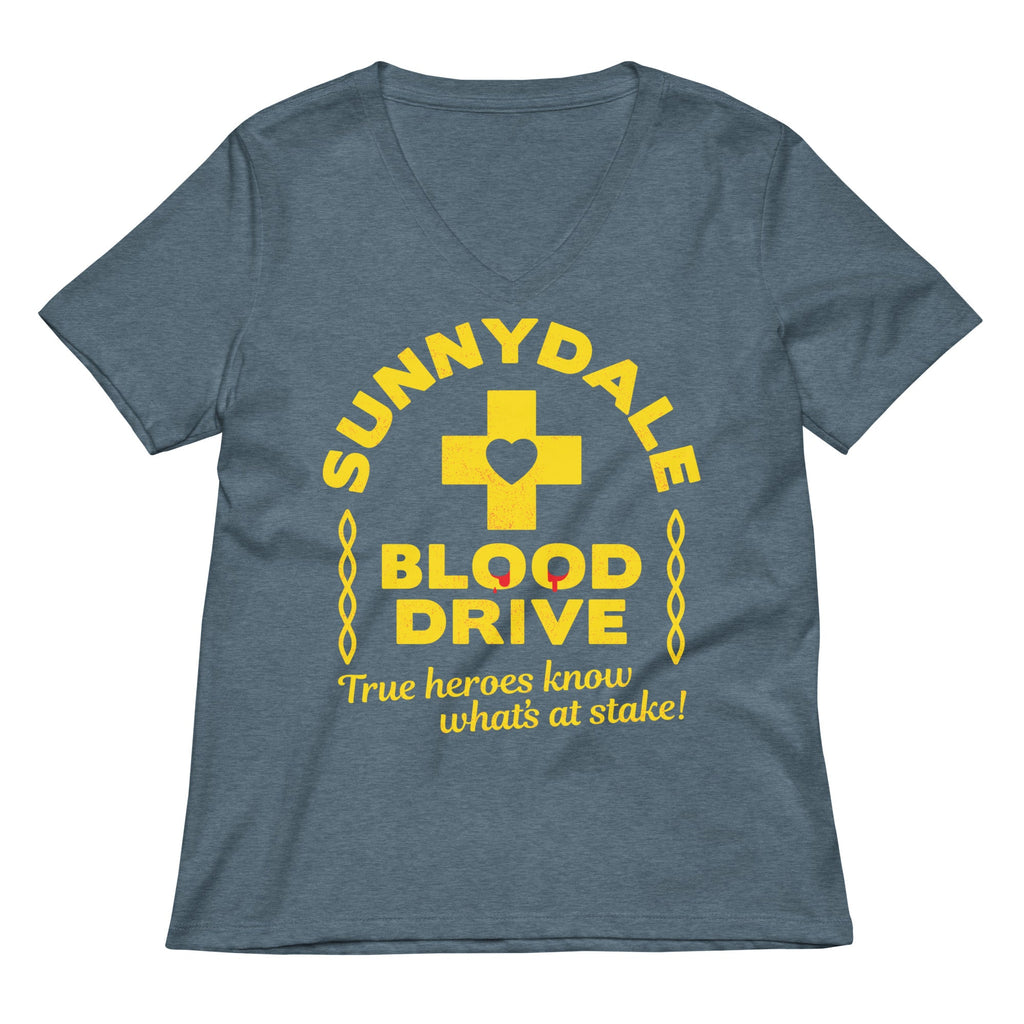 Sunnydale Blood Drive Women's V-Neck Tee