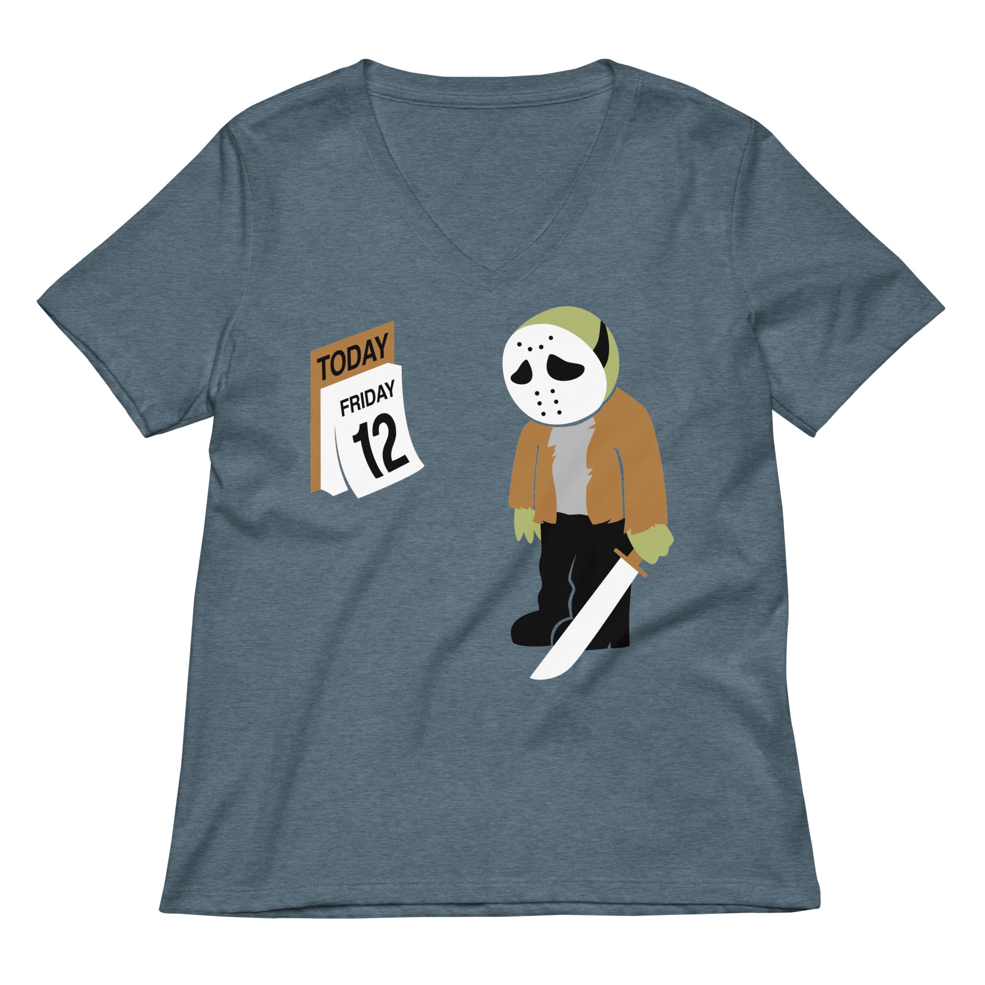 Friday the 12th Women's V-Neck Tee