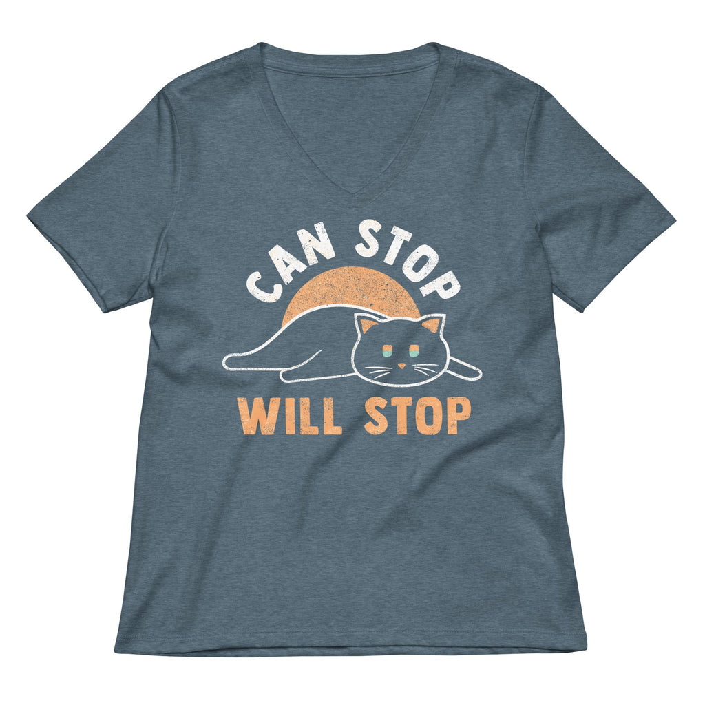 Can Stop Will Stop Women's V-Neck Tee