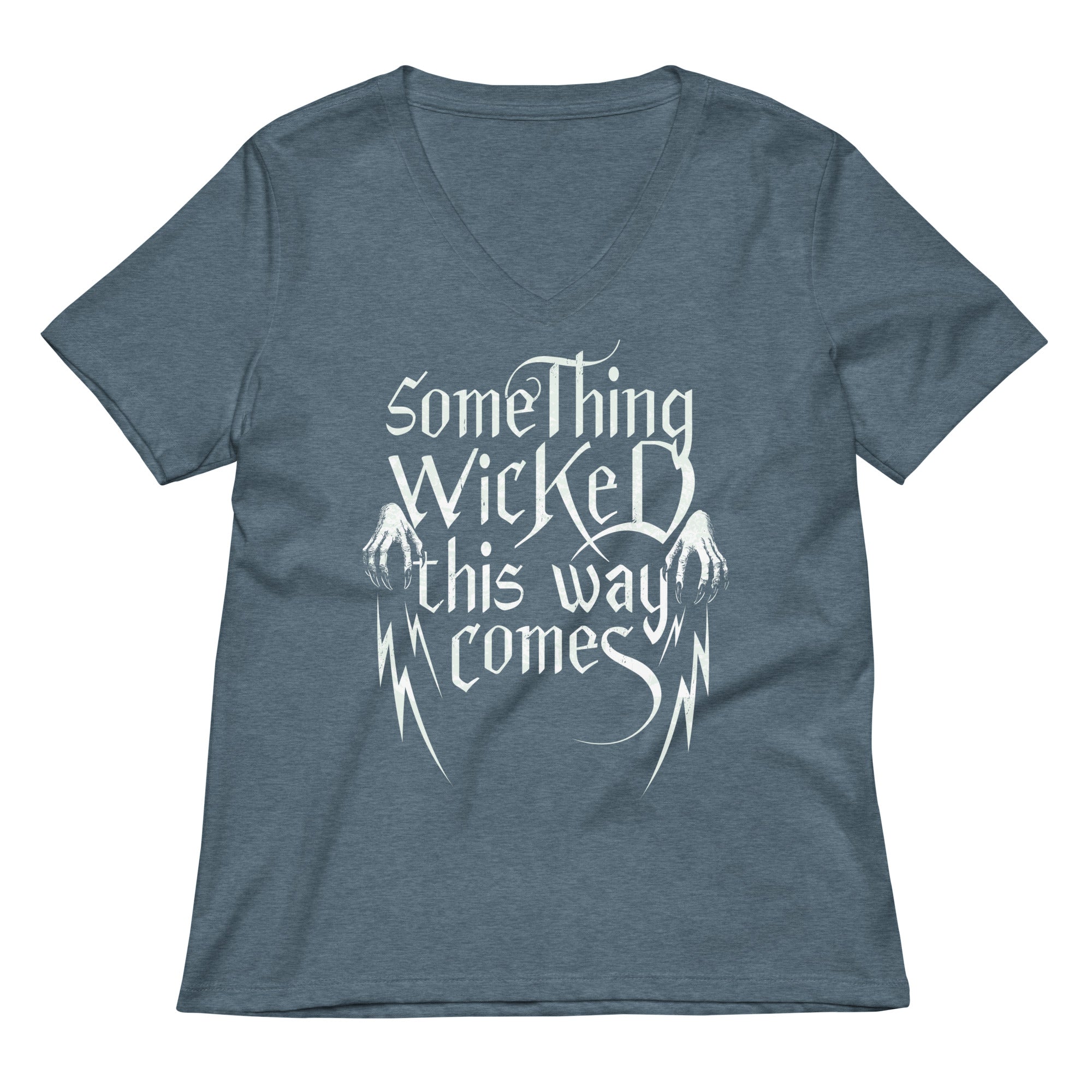 Something Wicked This Way Comes Women's V-Neck Tee