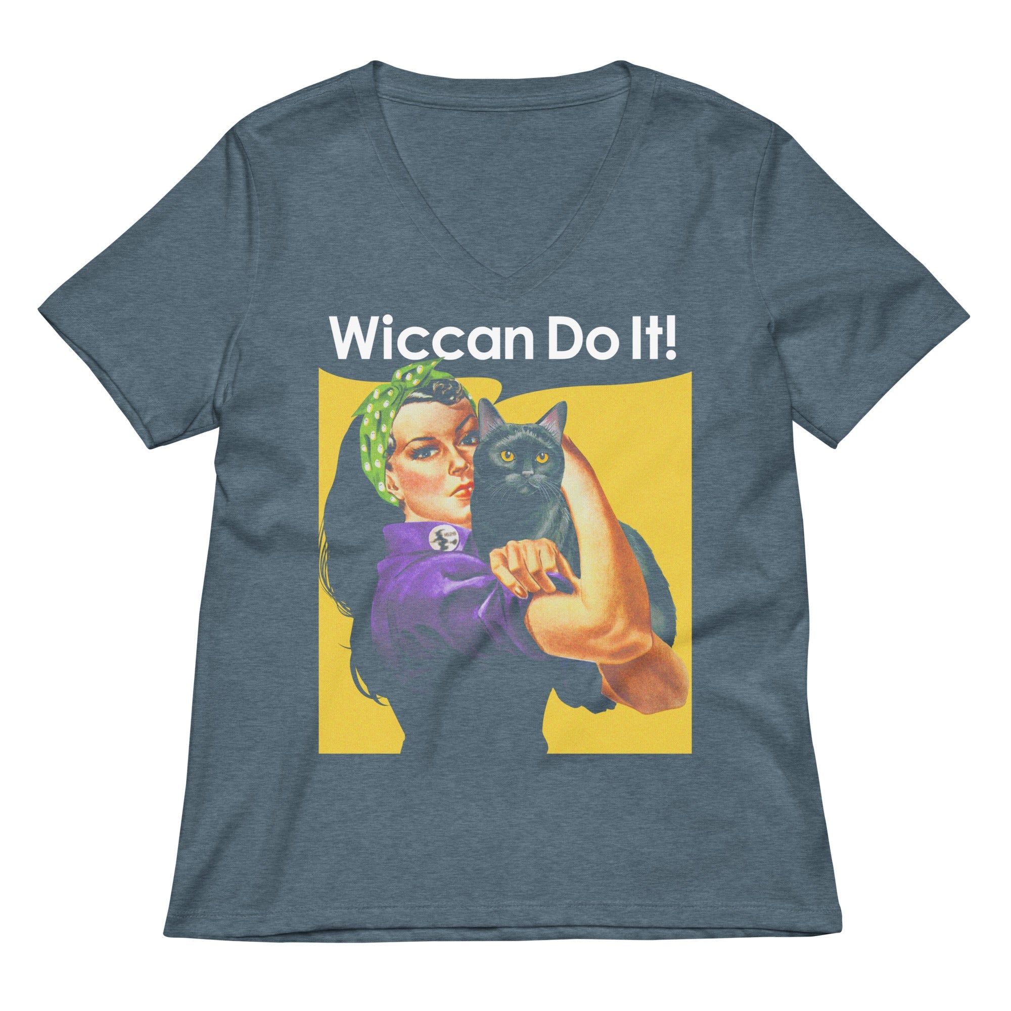 Wiccan Do It Women's V-Neck Tee