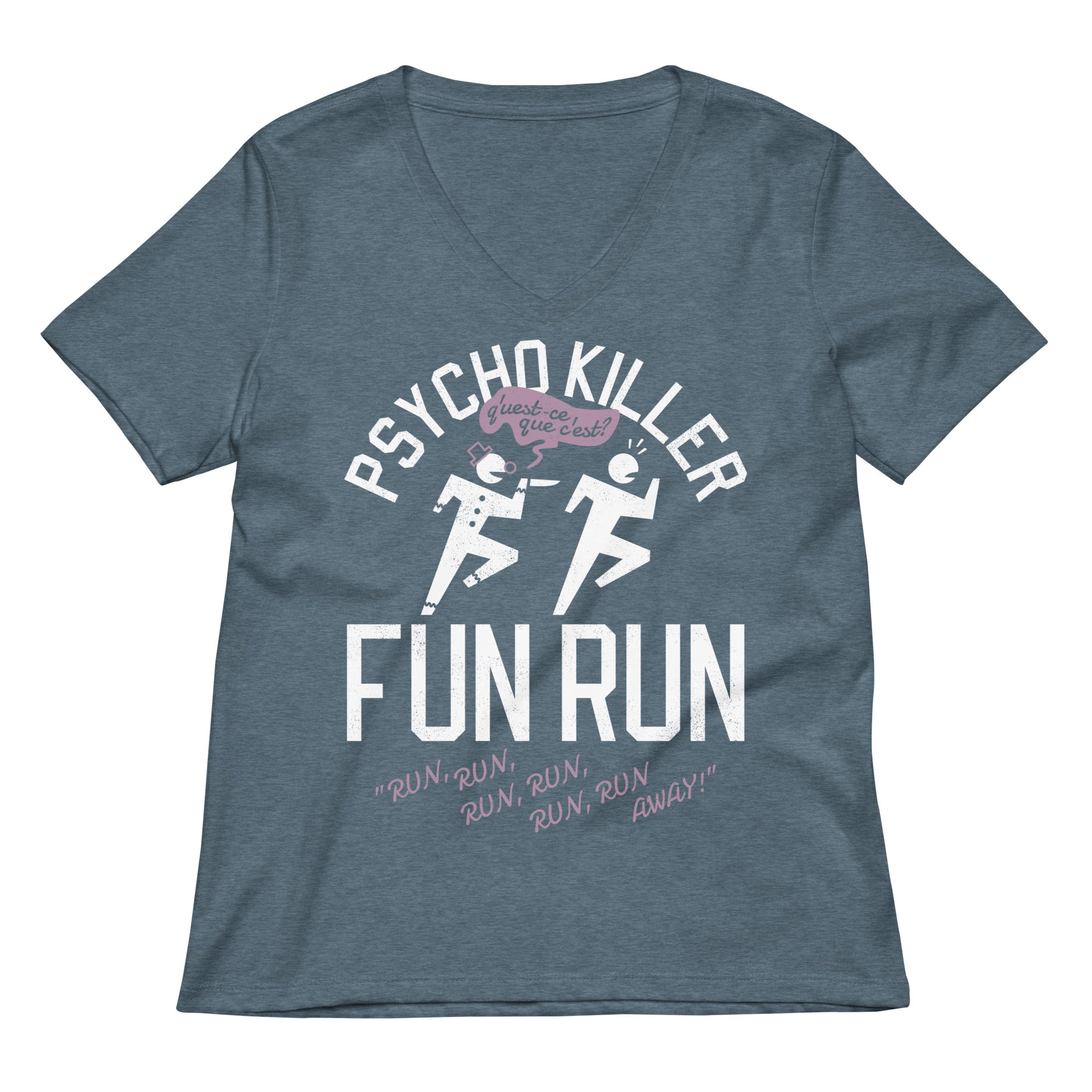Psycho Killer Fun Run Women's V-Neck Tee