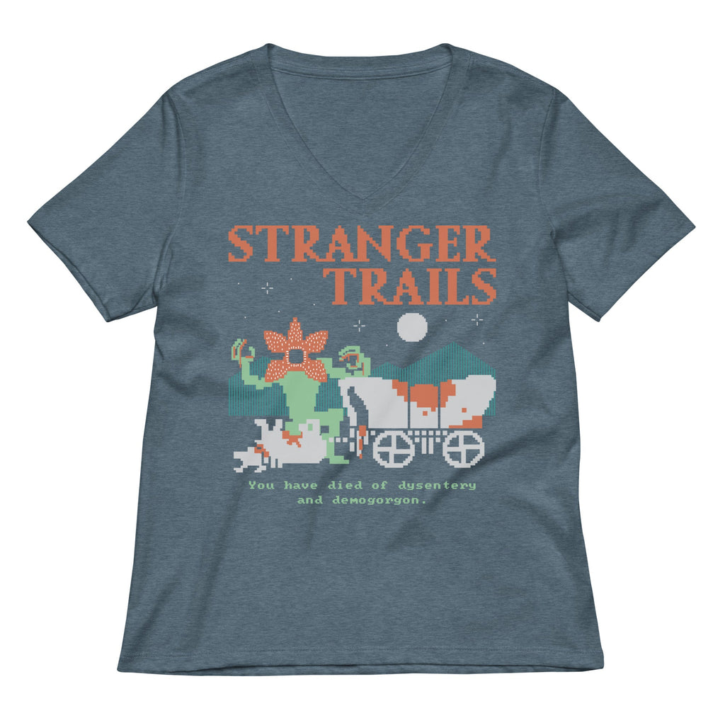 Stranger Trails Women's V-Neck Tee