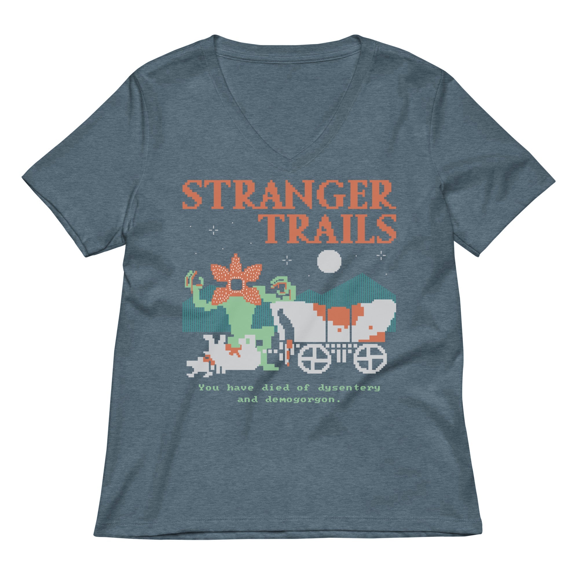 Stranger Trails Women's V-Neck Tee