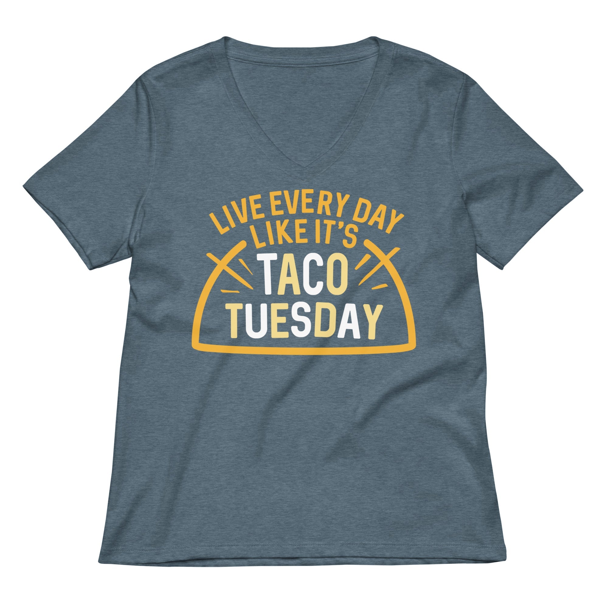 Taco Tuesday Women's V-Neck Tee