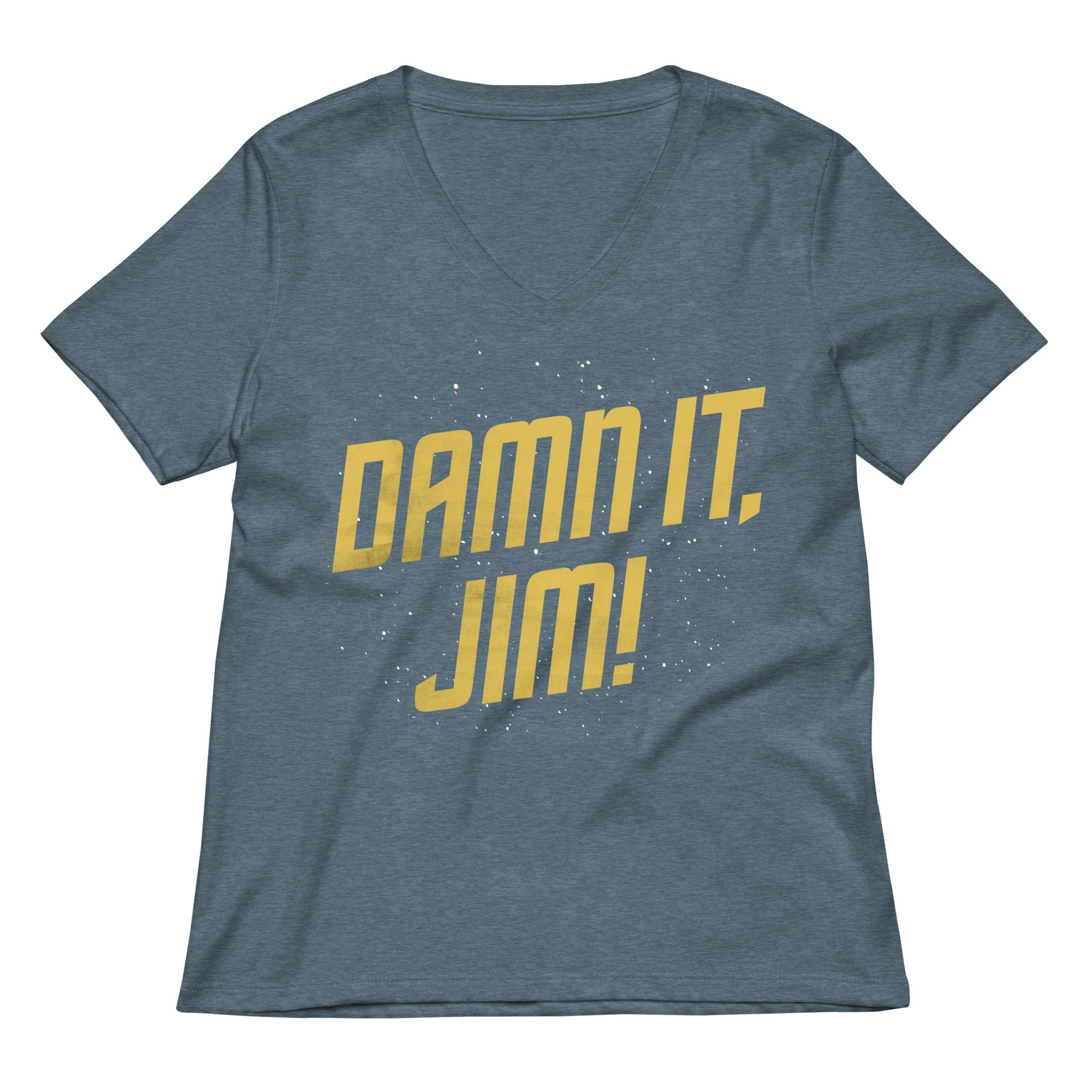 Damn It, Jim! Women's V-Neck Tee