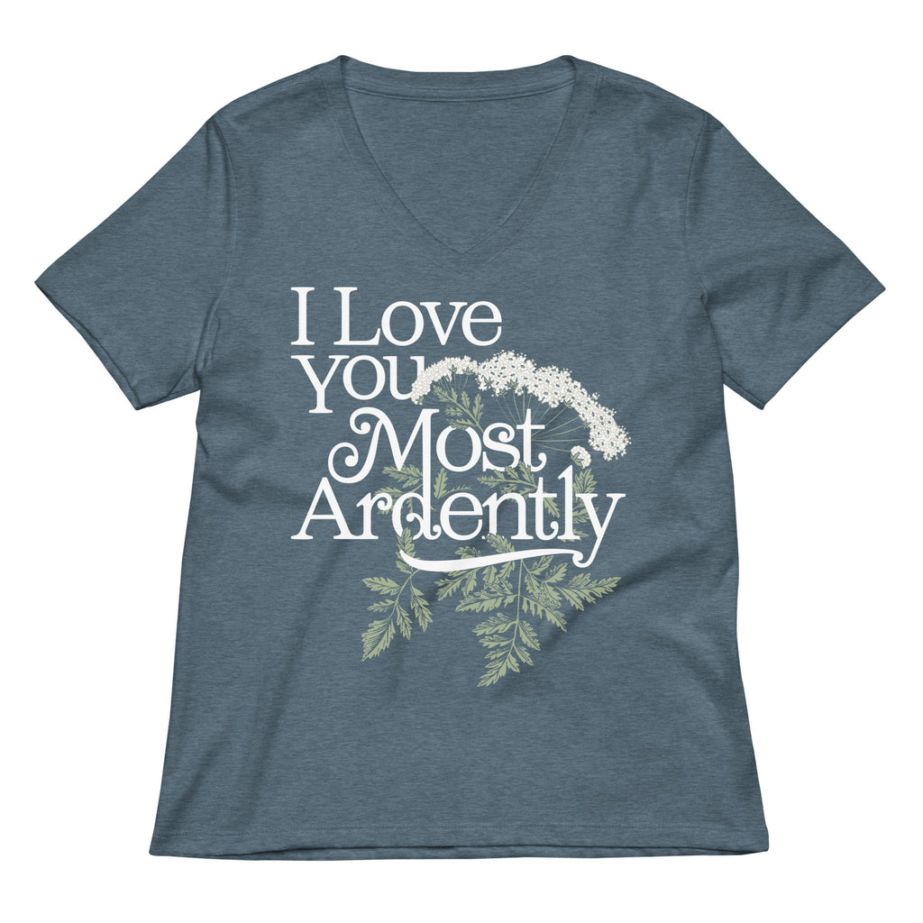 I Love You Most Ardently Women's V-Neck Tee