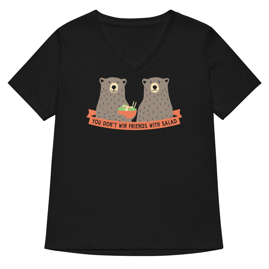 You Don't Win Friends With Salad Women's V-Neck Tee