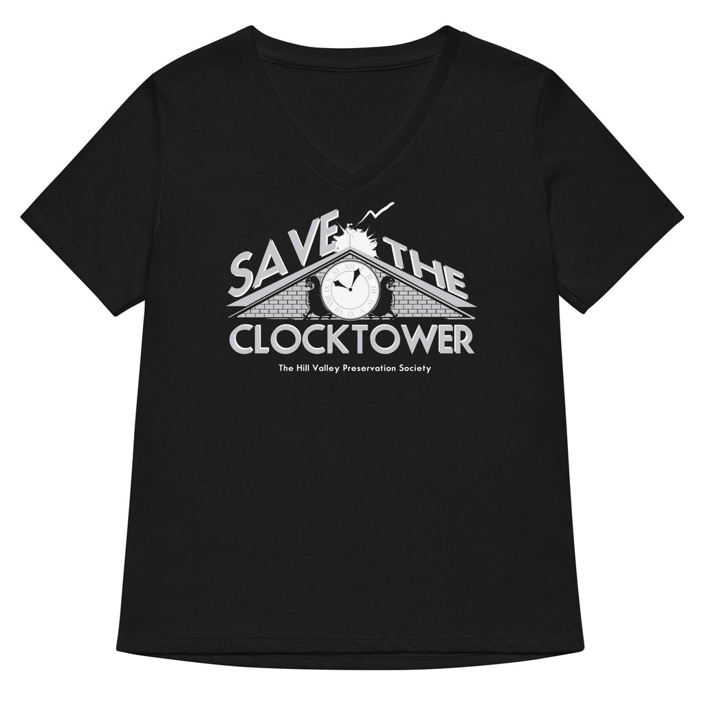 Save The Clocktower Women's V-Neck Tee