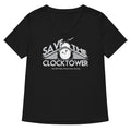 Save The Clocktower Women's V-Neck Tee