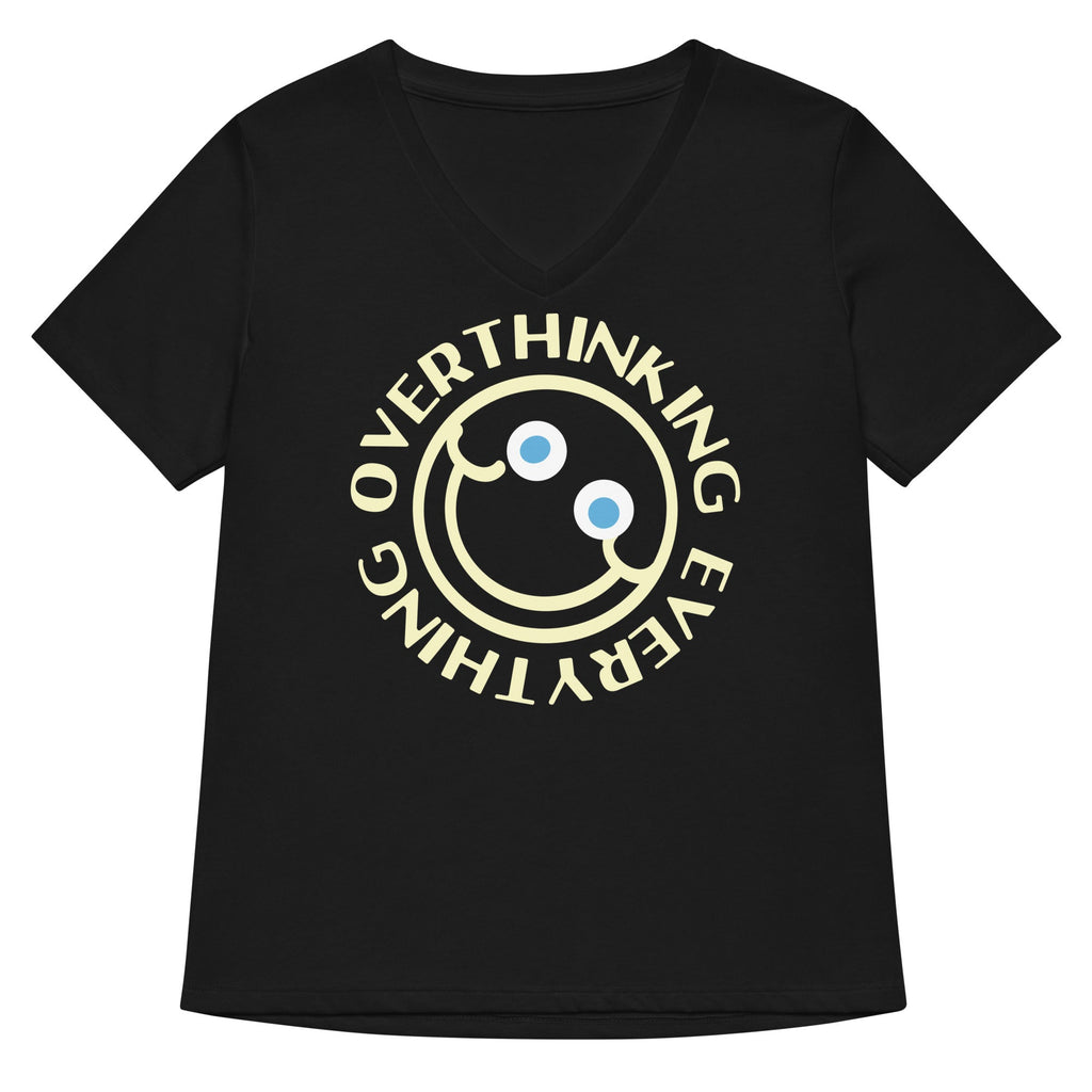 Overthinking Everything Women's V-Neck Tee