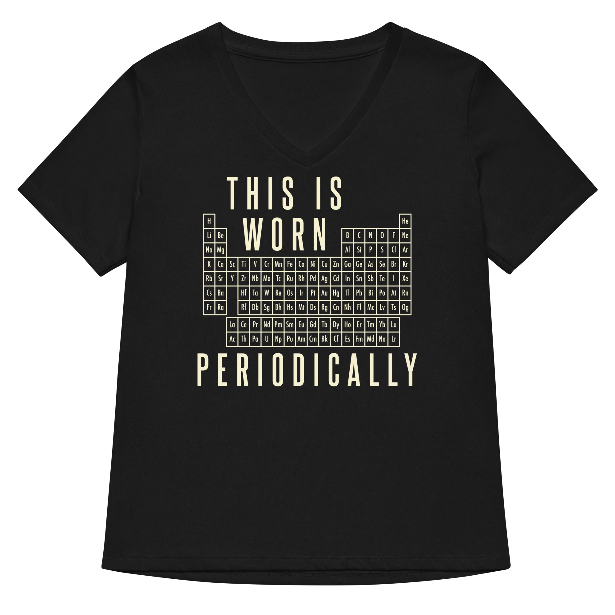 This Is Worn Periodically Women's V-Neck Tee