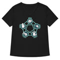 Rock Paper Scissors Lizard Spock Women's V-Neck Tee
