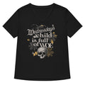 Wednesday's Child Is Full Of Woe Women's V-Neck Tee
